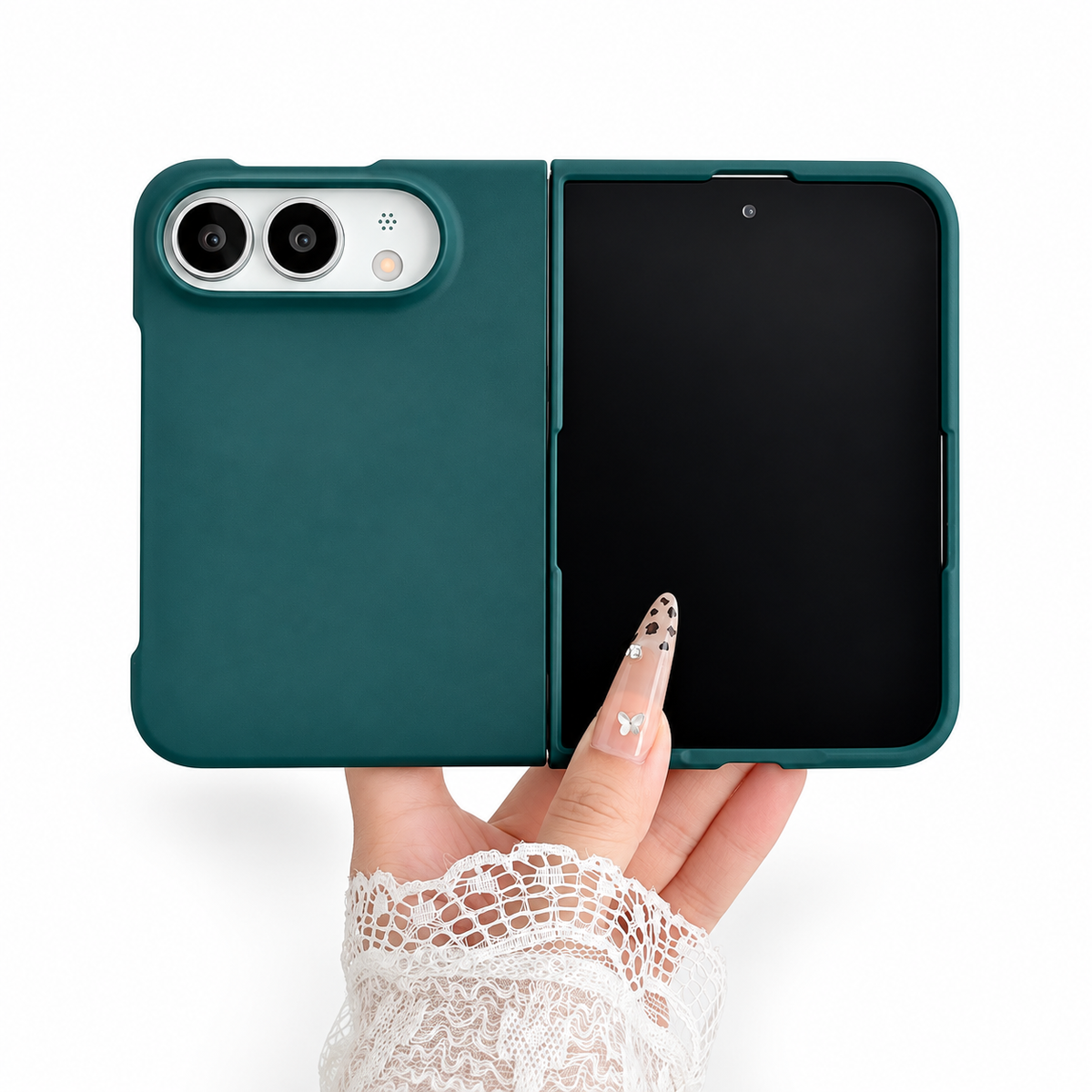 Premium iPhone Case Solid Color Skin Feel Shockproof Foldable Cover Wear Resistant Comfortable Grip Slim Non Slip Durable Practical Protective Phone Cover Case