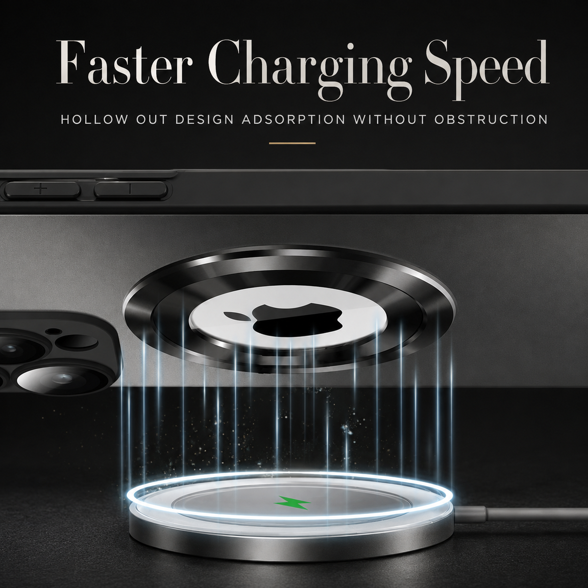 Premium iPhone Case Tempered Glass Matte Magnetic MagSafe Wireless Charging Half Wrapped Shockproof Bumper Anti Fingerprint Luminous Protective Design