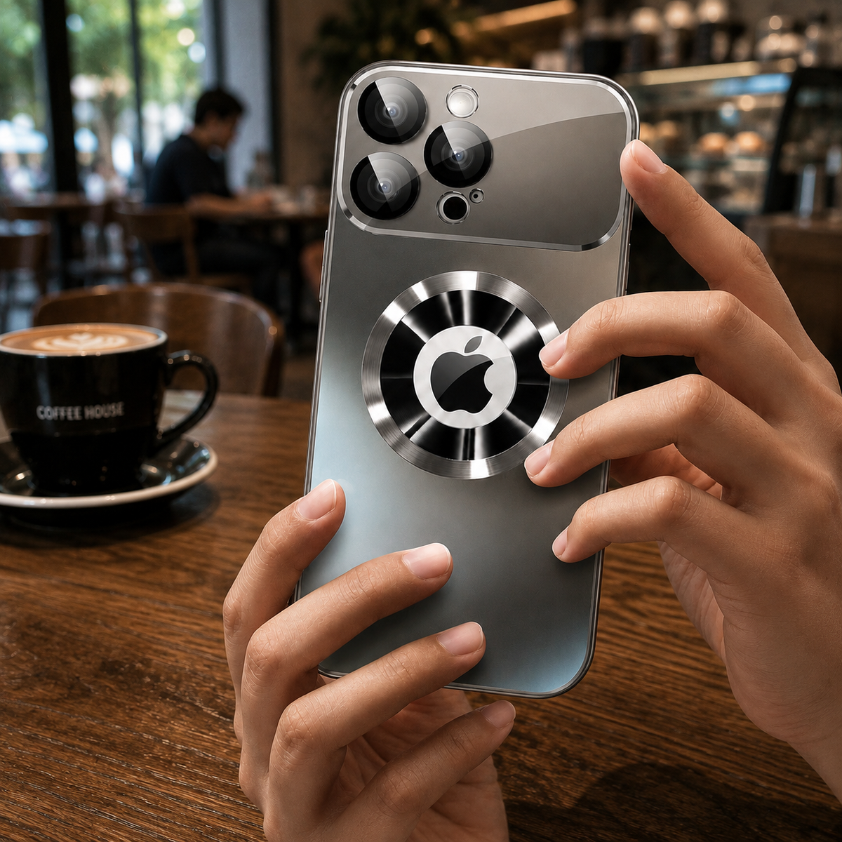 Premium iPhone Case Tempered Glass Matte Magnetic MagSafe Wireless Charging Half Wrapped Shockproof Bumper Anti Fingerprint Luminous Protective Design