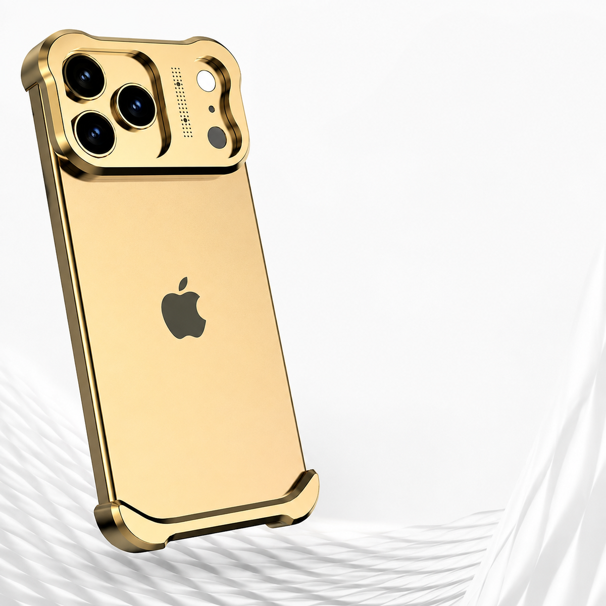 Premium iPhone Case Titanium Alloy Bumper Magnetic Shockproof Lens Protector Matte Anti Slip Lightweight Metal Frame Slim Protective Cover Secure Grip
