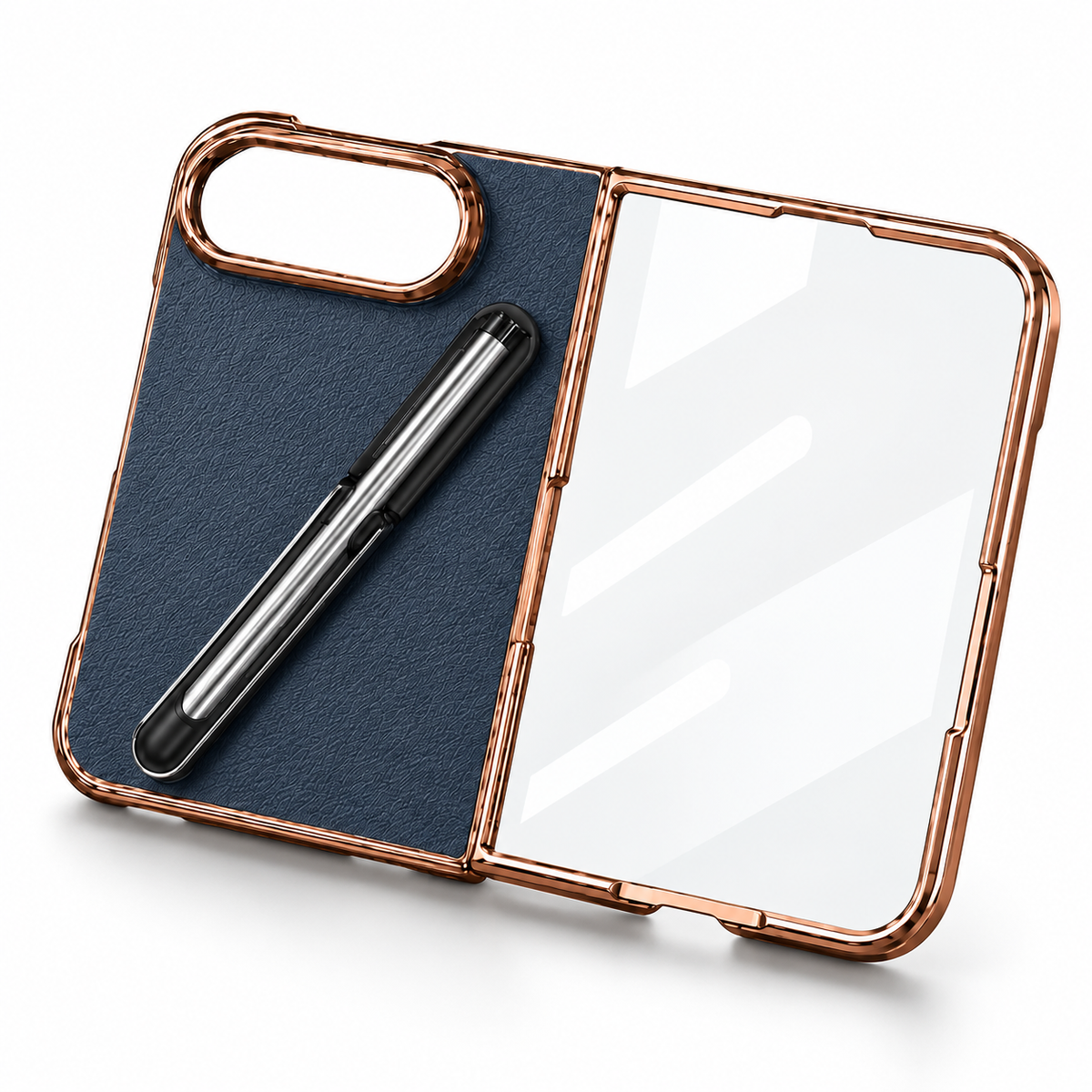 Premium iPhone Case Touch Pen Holder Bracket Stand Foldable Cover Textured Back Panel Business Shockproof Slim Durable Protective Phone Cover Shell Case