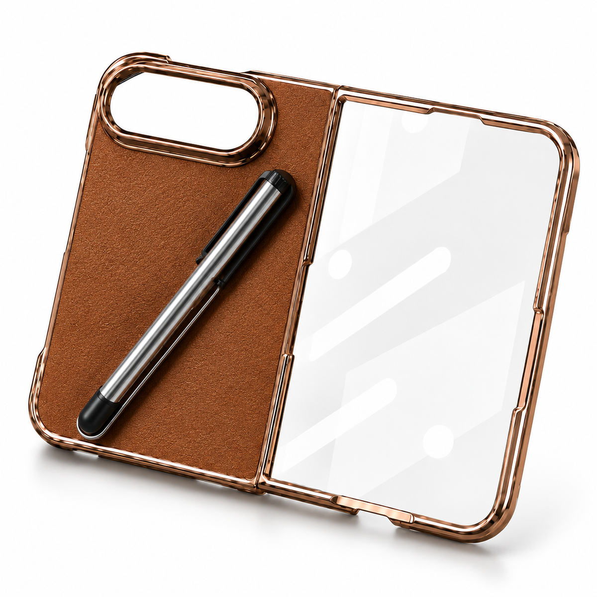 Premium iPhone Case Touch Pen Holder Bracket Stand Foldable Cover Textured Back Panel Business Shockproof Slim Durable Protective Phone Cover Shell Case
