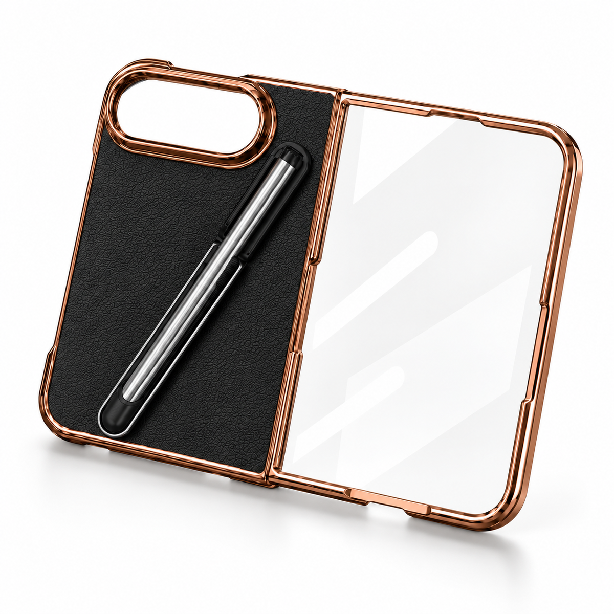 Premium iPhone Case Touch Pen Holder Bracket Stand Foldable Cover Textured Back Panel Business Shockproof Slim Durable Protective Phone Cover Shell Case