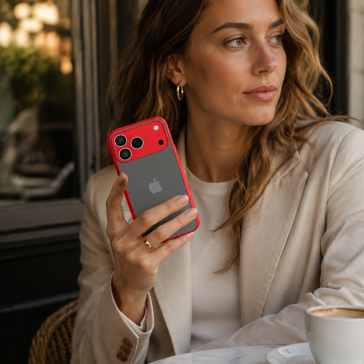 Premium iPhone Case Translucent Matte Shockproof Protective Cover PC TPU Armor Bumper Anti Scratch Anti Fingerprint Slim Lightweight Full Coverage Case