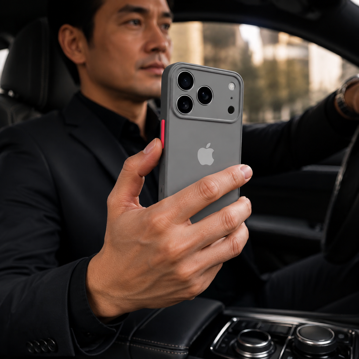 Premium iPhone Case Translucent Matte Shockproof Protective Cover PC TPU Armor Bumper Anti Scratch Anti Fingerprint Slim Lightweight Full Coverage Case