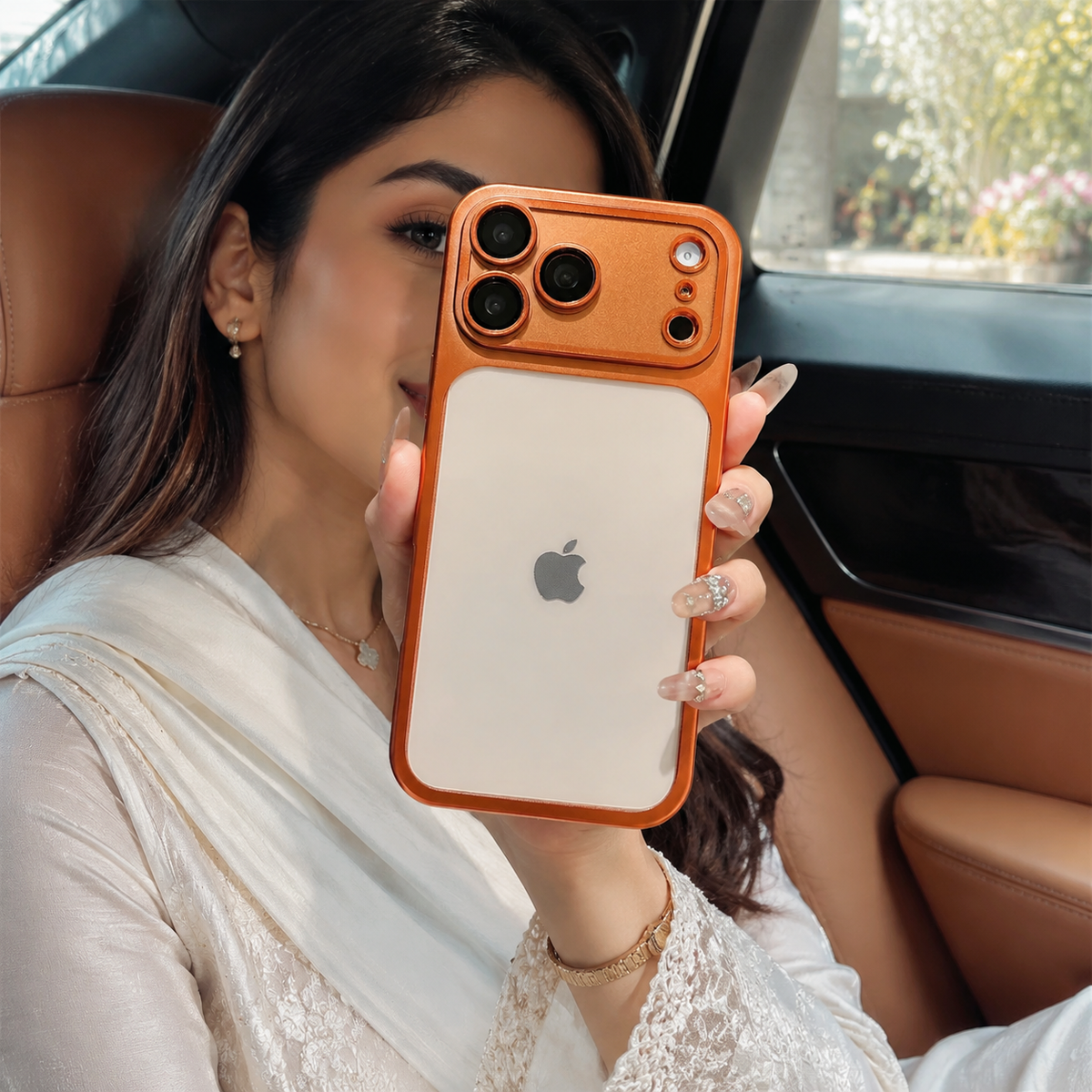 Premium iPhone Case Translucent Matte TPU Shockproof Soft Protective Cover Camera Lens Protection Anti Scratch Non Slip Lightweight Plating Slim Case
