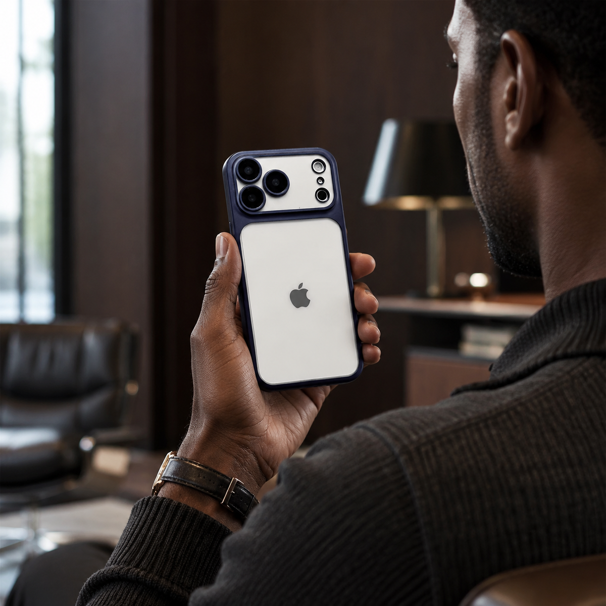 Premium iPhone Case Translucent Matte TPU Shockproof Soft Protective Cover Camera Lens Protection Anti Scratch Non Slip Lightweight Plating Slim Case