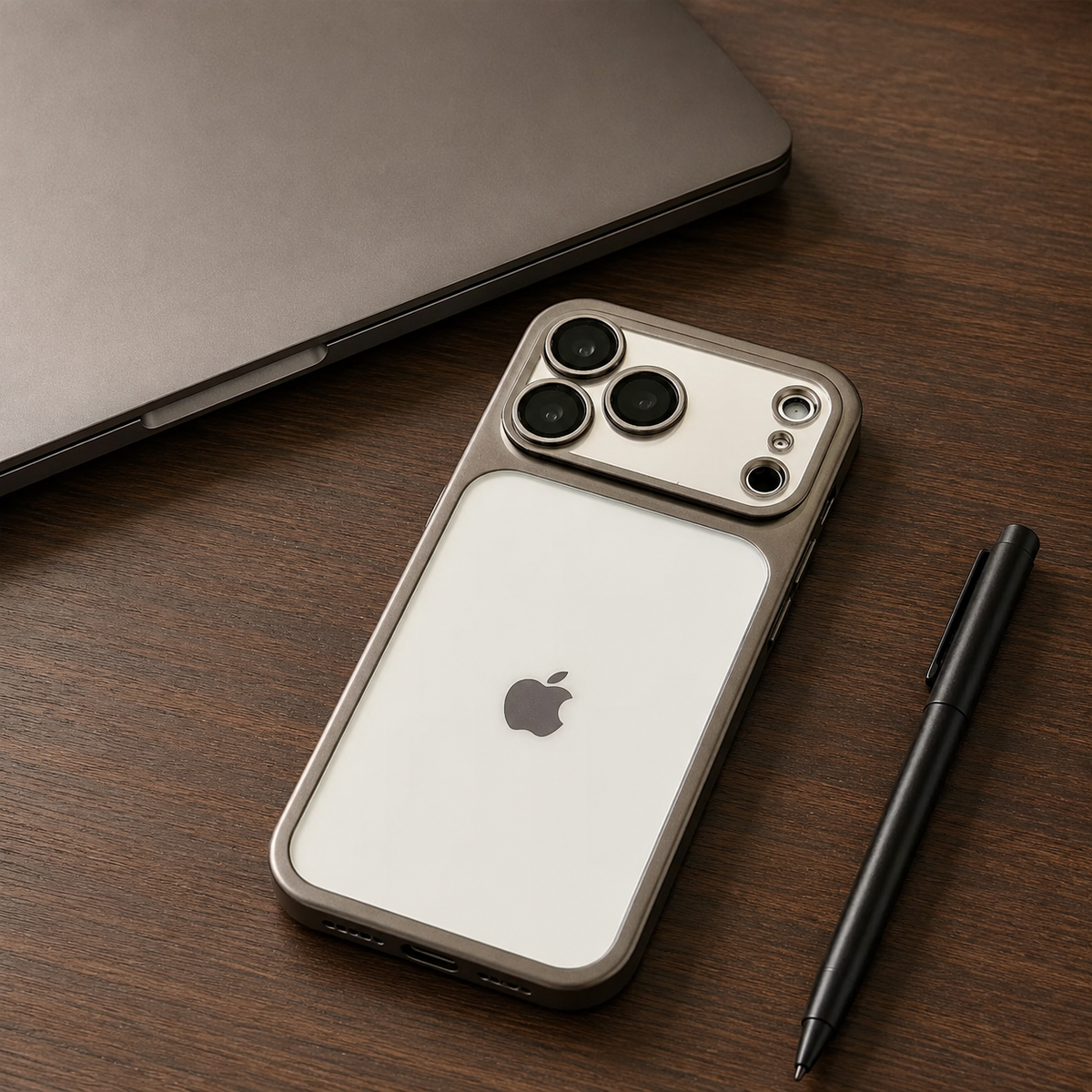 Premium iPhone Case Translucent Matte TPU Shockproof Soft Protective Cover Camera Lens Protection Anti Scratch Non Slip Lightweight Plating Slim Case