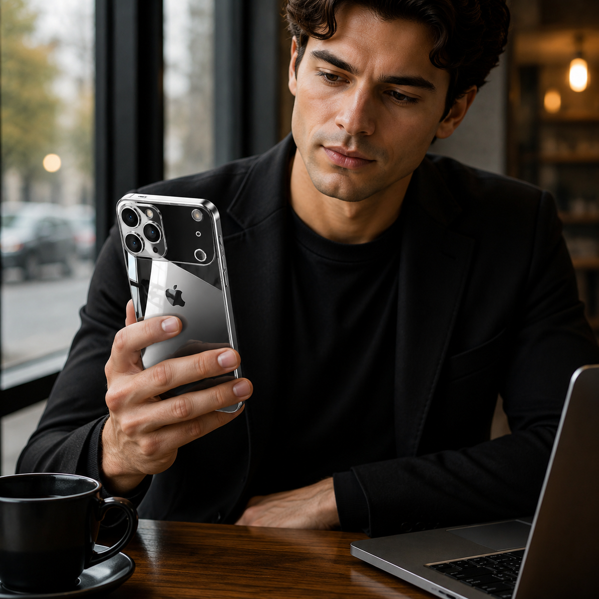 Premium iPhone Case Transparent TPU Shockproof Camera Lens Protection Anti Fingerprint Non Slip Ultra Thin Protective Cover Slim Full Coverage Clarity