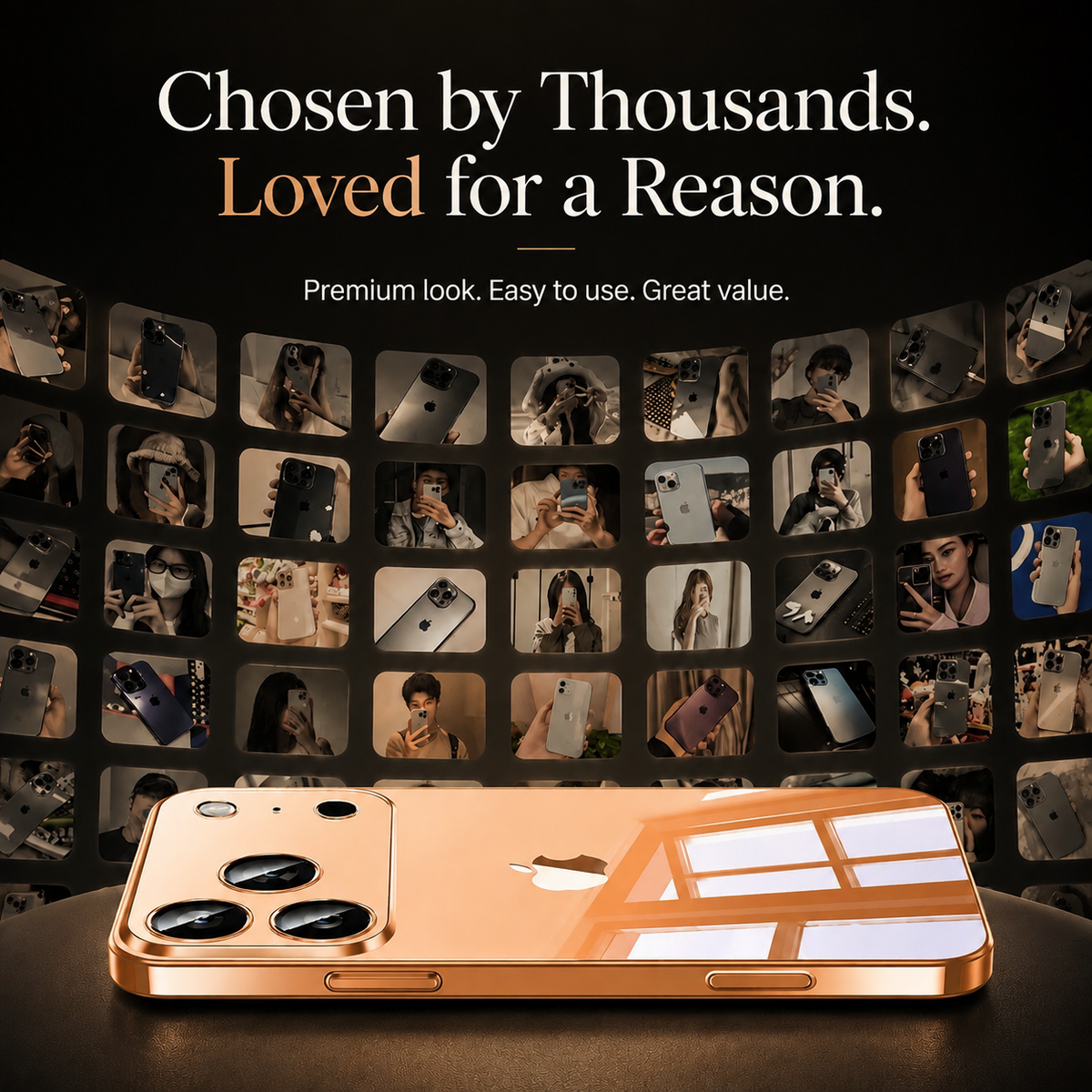 Premium iPhone Case Transparent TPU Shockproof Camera Lens Protection Anti Fingerprint Non Slip Ultra Thin Protective Cover Slim Full Coverage Clarity
