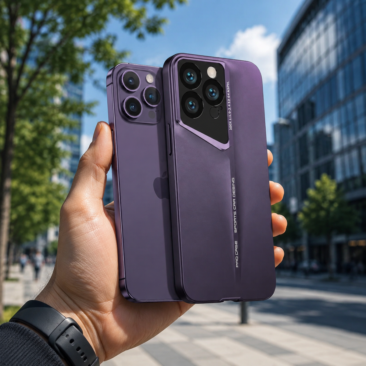 Premium iPhone Case Ultra Slim Matte PC Shockproof Frosted Camera Lens Protection Anti Scratch Anti Fingerprint Non Slip Protective Cover Style Finish