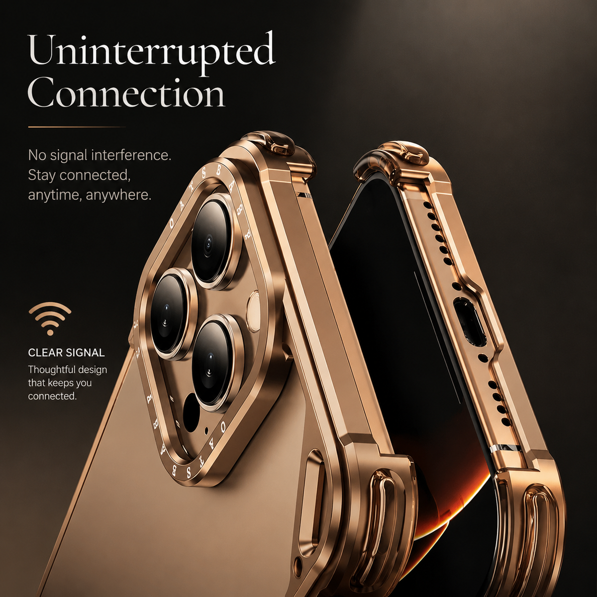 Premium iPhone Case Ultra Thin Aluminum Alloy MagSafe Compatible Wireless Charging Shockproof Anti Scratch Non Slip Slim Metal Protective Cover