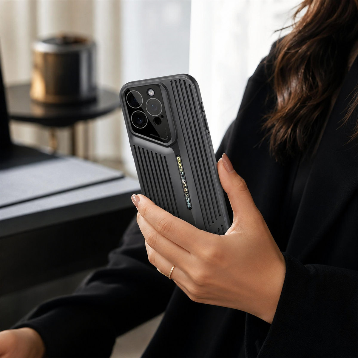 Premium iPhone Case Ultra Thin Heat Dissipation Shockproof Protective Cover Camera Lens Protection Lightweight Non Slip Slim PC Blade Cooling Case