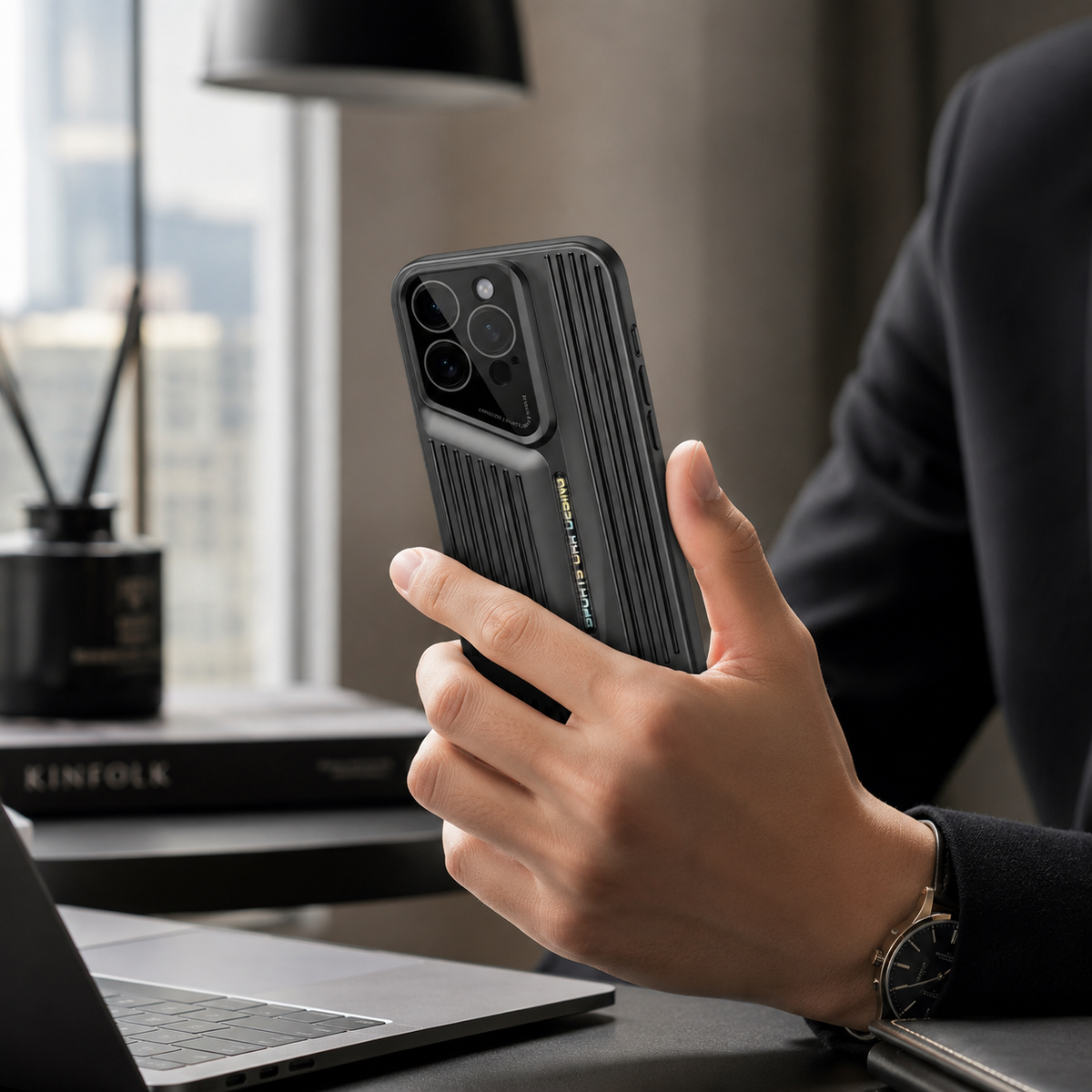 Premium iPhone Case Ultra Thin Heat Dissipation Shockproof Protective Cover Camera Lens Protection Lightweight Non Slip Slim PC Blade Cooling Case