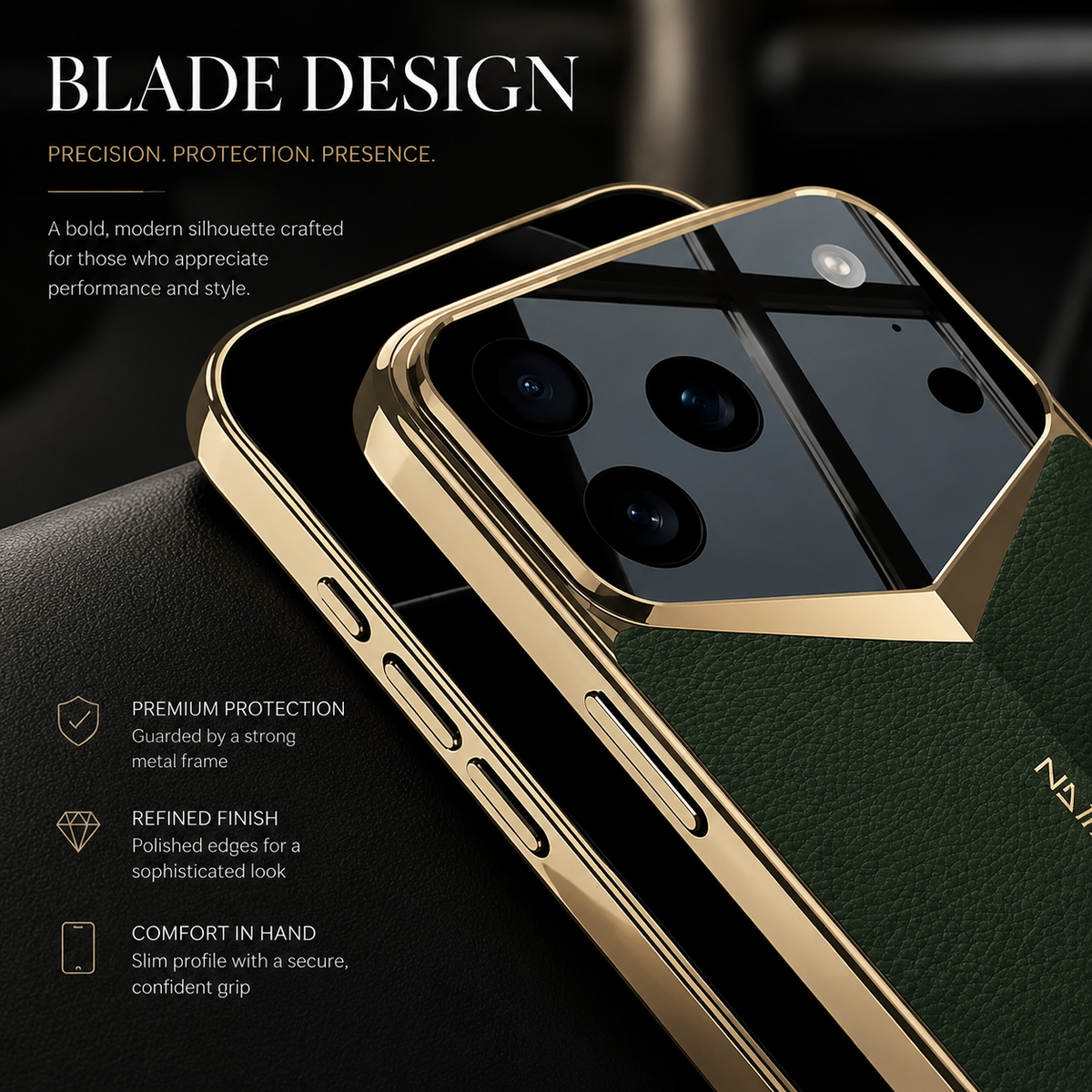 Premium iPhone Case Ultra Thin Leather Shockproof Raised Camera Lens Protection Anti Fingerprint Anti Scratch Slim Full Coverage Wireless Charging Cover