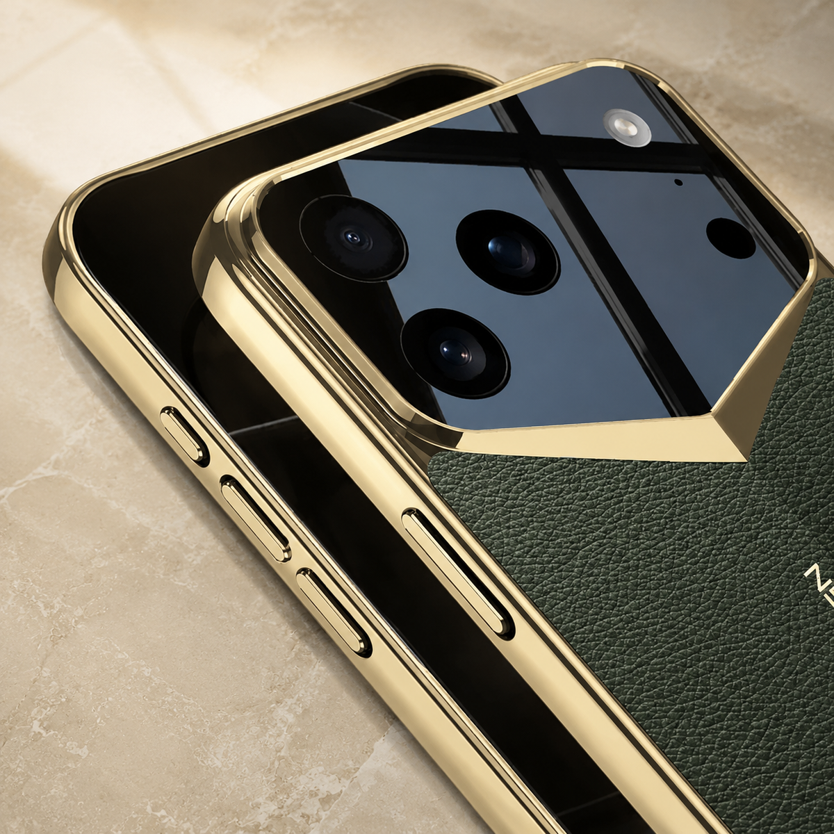 Premium iPhone Case Ultra Thin Leather Shockproof Raised Camera Lens Protection Anti Fingerprint Anti Scratch Slim Full Coverage Wireless Charging Cover