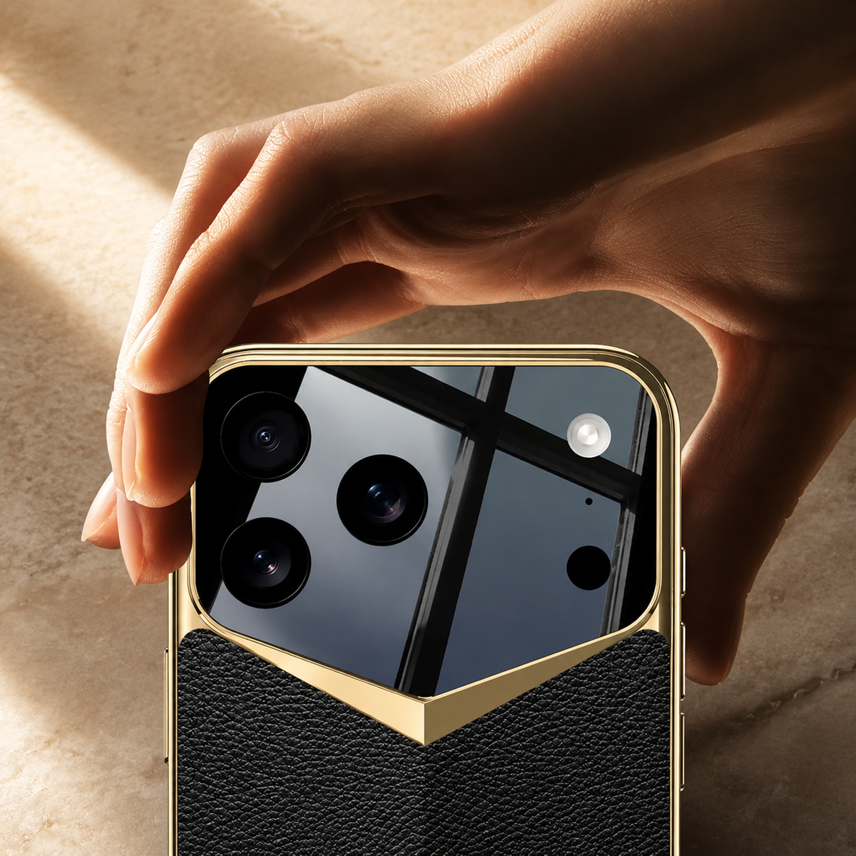 Premium iPhone Case Ultra Thin Leather Shockproof Raised Camera Lens Protection Anti Fingerprint Anti Scratch Slim Full Coverage Wireless Charging Cover
