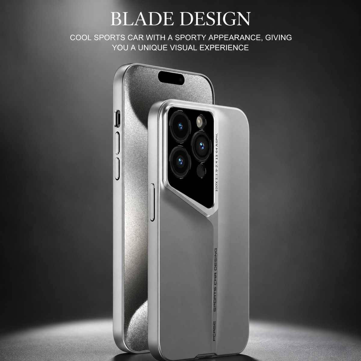 Premium iPhone Case Ultra Thin Titanium Style Camera Lens Protection Shockproof Cover Lightweight Non Slip Dustproof Slim Half Wrapped Protective Case