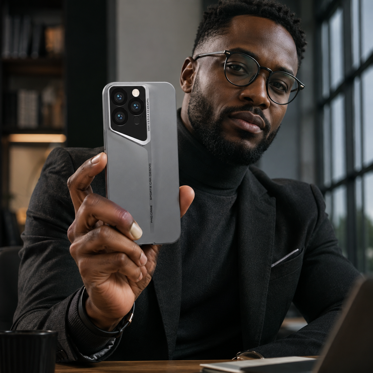 Premium iPhone Case Ultra Thin Titanium Style Camera Lens Protection Shockproof Protective Cover Lightweight Non Slip Dustproof Slim Hard Shell Case