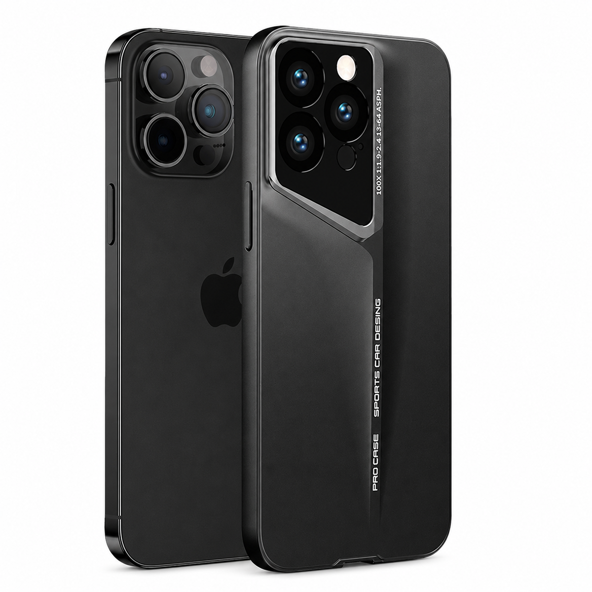 Premium iPhone Case Ultra Thin Titanium Style Camera Lens Protection Shockproof Protective Cover Lightweight Non Slip Dustproof Slim Hard Shell Case