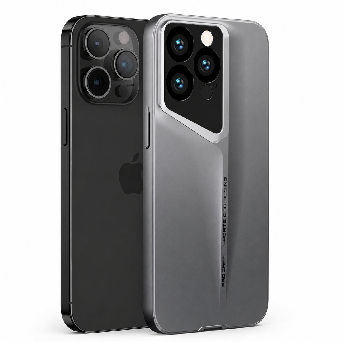 Premium iPhone Case Ultra Thin Titanium Style PC Cover Shockproof Lens Protection Anti Scratch Non Slip Matte Lightweight Wireless Charging Slim Design