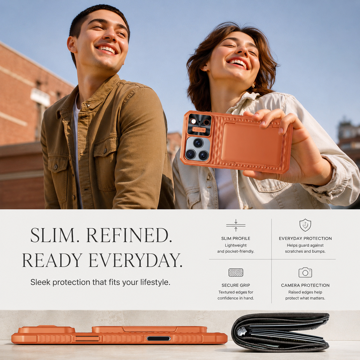 Premium iPhone Case Wallet Card Holder Camera Cover Kickstand Shockproof Full Body Protective Cover Anti Scratch Non Slip Tough Storage Lanyard Case