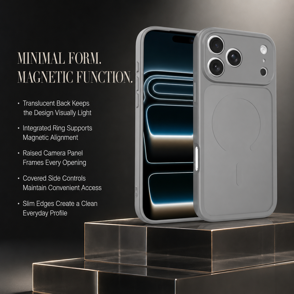 Premium iPhone Case Wireless Charging 5G Compatible Shockproof Slim Lightweight Anti Scratch Non Slip Durable Full Protective Hard Back Phone Cover Case