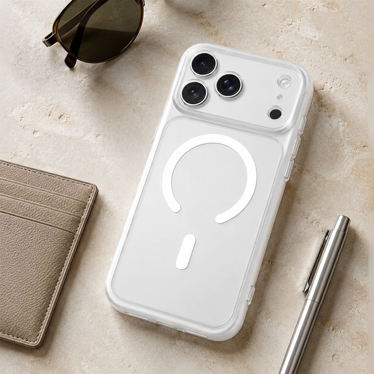 Premium iPhone Case Wireless Charging 5G Compatible Shockproof Slim Lightweight Anti Scratch Non Slip Durable Full Protective Hard Back Phone Cover Case