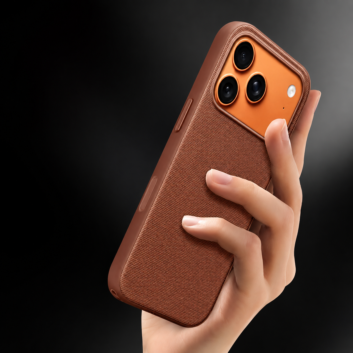Premium iPhone Case Woven MagSafe Compatible Strong Magnetic Wireless Charging Anti Fingerprint Non Slip Waterproof Fabric Shock Slim Protective Cover