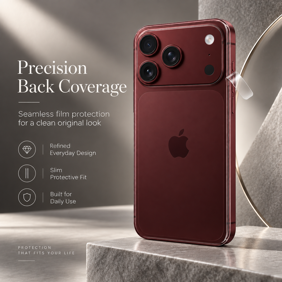 Premium iPhone Hinge Protector 2PCS Clear Protective Film Ultra Thin Flexible Anti Scratch Foldable Hinge Guard Durable Transparent Protection Film Set