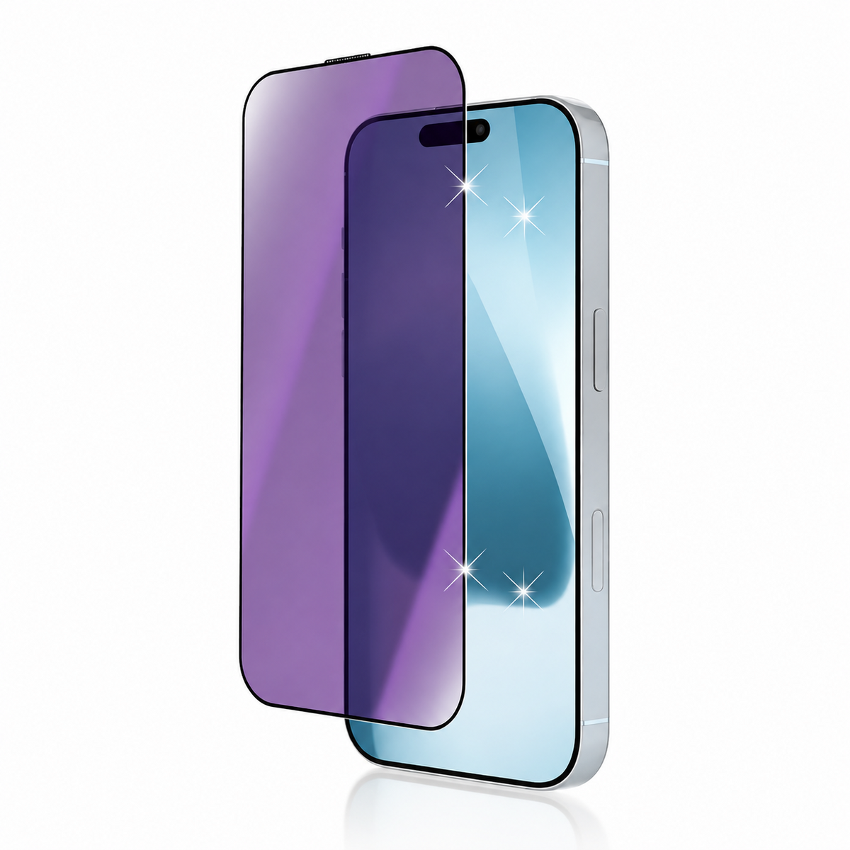 Premium iPhone Privacy Screen Protector Tempered Glass Anti Spy Blue Light Full Coverage Scratch Resistant Anti Fingerprint Ultra Thin Case Friendly