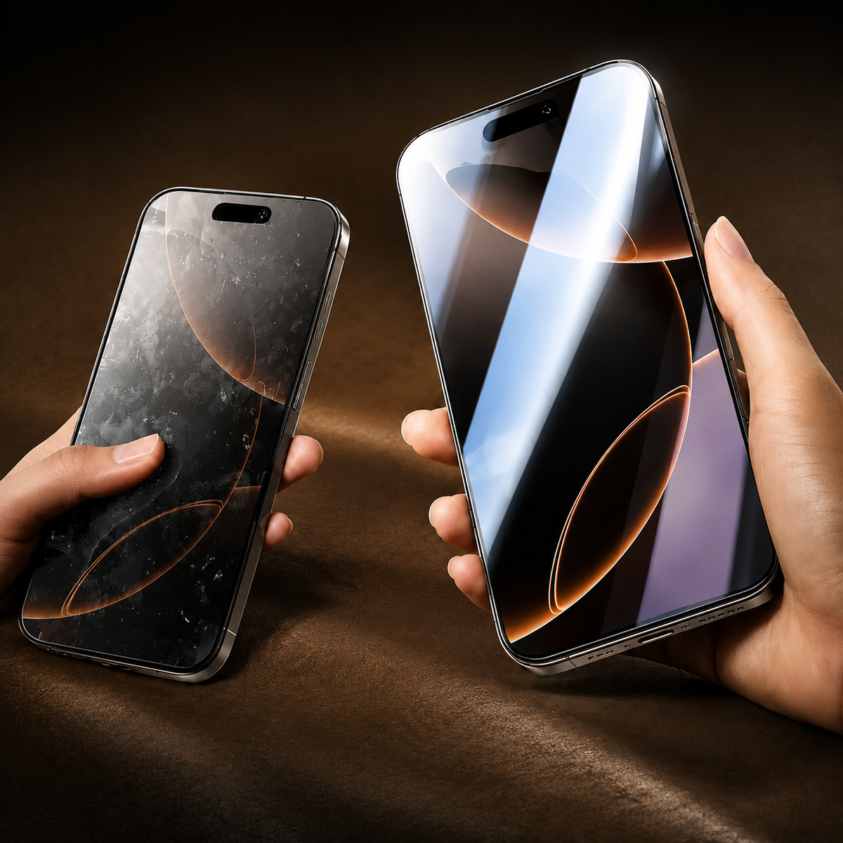 Premium iPhone Privacy Screen Protector Tempered Glass Anti Spy Full Coverage HD Clear Anti Fingerprint Scratch Resistant Ultra Thin Case Friendly