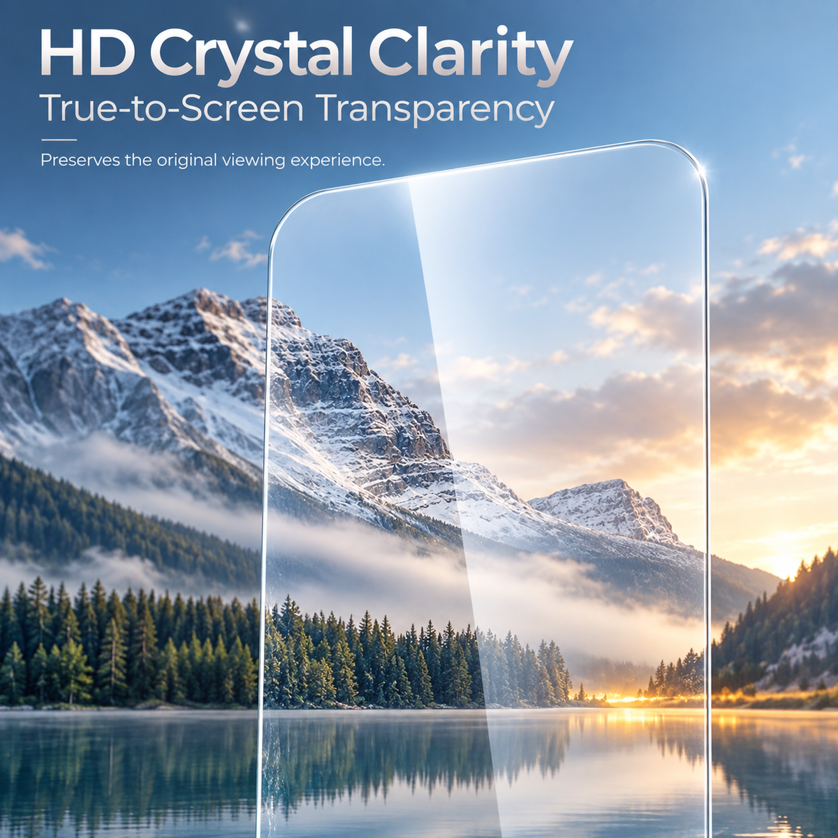 Premium iPhone Screen Protector 1-3PCS High Quality 9H HD Tempered Glass Scratch Proof Ultra Clear Slim Durable Full Coverage Protective Glass Film Set