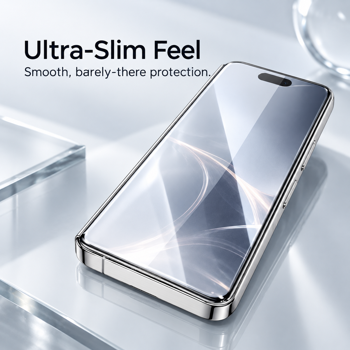 Premium iPhone Screen Protector 1-3PCS Ultra Clear 3D Tempered Glass 9H HD Scratch Proof Slim Durable Full Coverage Protective Glass Film Screen Guard Set