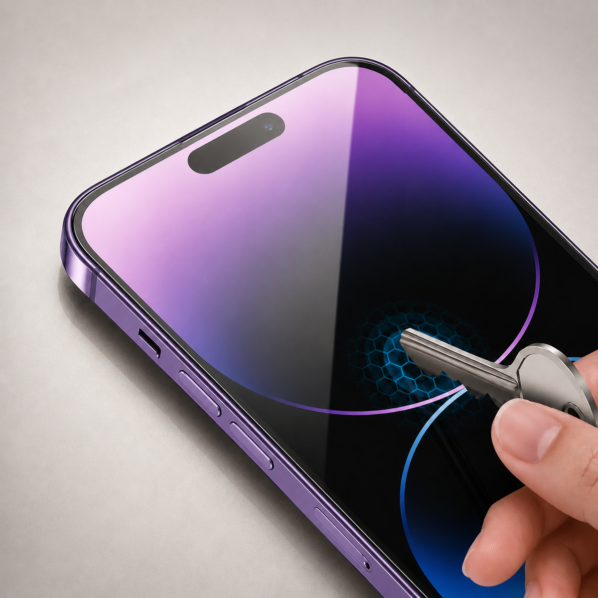 Premium iPhone Screen Protector Tempered Glass HD Clear Anti Fingerprint Scratch Resistant Bubble Free Shatterproof Ultra Thin Case Friendly Fit Clear